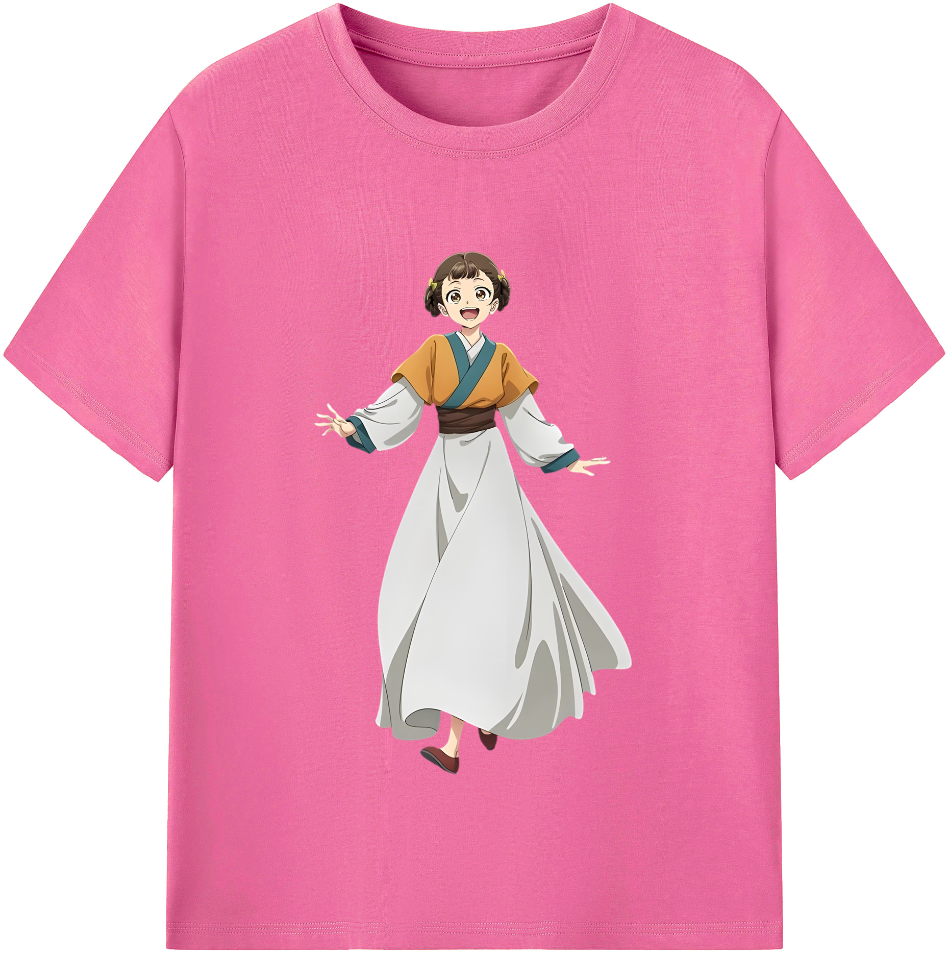 （画像用） 薬屋のひとりごと The Apothecary Diaries レディースカジュアルプリントTシャツ（綿100％）
